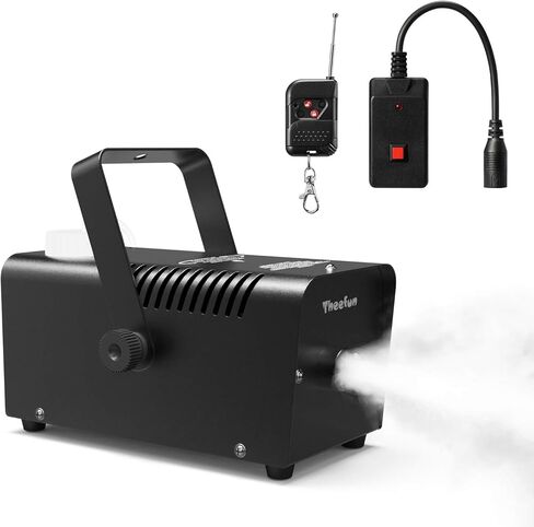 Theefun Fog Machine - 2000CFM Smoke Machine with Wired and Wirelss Remote Control - 400W Halloween Fog Machine with Handle for Christmas Wedding Party and Stage Effect(Size 9.06x4.33x4.53inch) in Kuwait