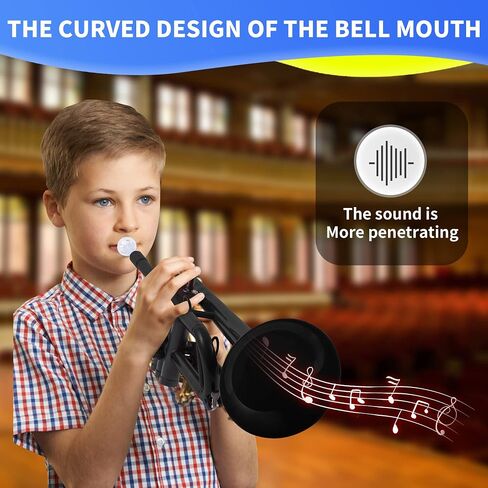 PAMPET Professional Plastic Trumpet C trumpet (Black) in Kuwait