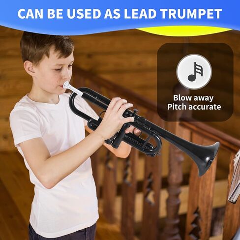 PAMPET Professional Plastic Trumpet C trumpet (Black) in Kuwait