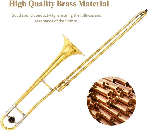 أداة يامير ألتو ترومبون Bb ترومبون للطلاب المبتدئين والمتعلمين البالغين للعب، بما في ذلك (glod) in Kuwait