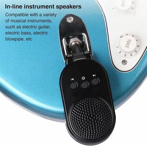 Mini Portable Guitar Speaker Mobile Phone Guitar Amplifier Guitar Amp Line-in Speaker with 6.5mm Aux Audio Interface for Guitar in Kuwait