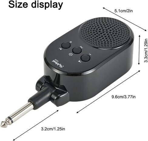 Mini Portable Guitar Speaker Mobile Phone Guitar Amplifier Guitar Amp Line-in Speaker with 6.5mm Aux Audio Interface for Guitar in Kuwait