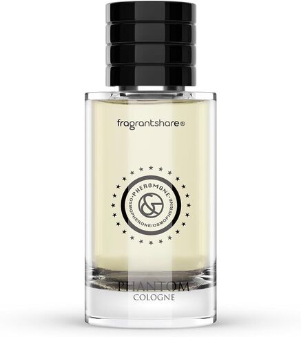 عطر FragrantShare للرجال بخاخ EDP يحتوي على - زيت عطر فرمون أصلي فانتوم لطيف وودي عطري (فوجير) - 1.67 أونصة 50 مل محمول - أسود in Saudi Arabia