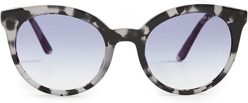 Prada PR02XS Sunglasses 510725-53 -, Clear Gradient Blue Mirror Red PR02XS-510725-53 in Saudi Arabia