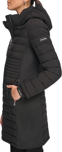 Calvin Klein Women's Long Light-Weight Puffer Jacket in Saudi Arabia