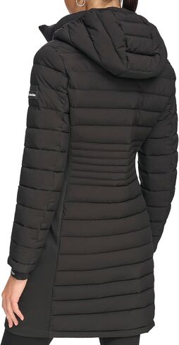 Calvin Klein Women's Long Light-Weight Puffer Jacket in Saudi Arabia