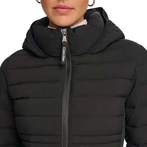 Calvin Klein Women's Long Light-Weight Puffer Jacket in Saudi Arabia