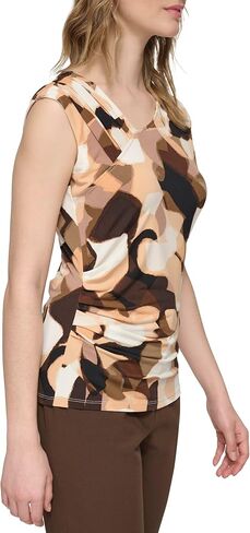 نسيج مطبوع بدون أكمام للنساء من كالفن كلاين in Kuwait