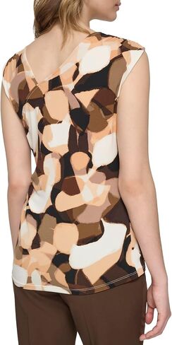 نسيج مطبوع بدون أكمام للنساء من كالفن كلاين in Kuwait