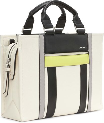 Calvin Klein Sol Triple Compartment Mini Satchel Box Crossbody in Saudi Arabia