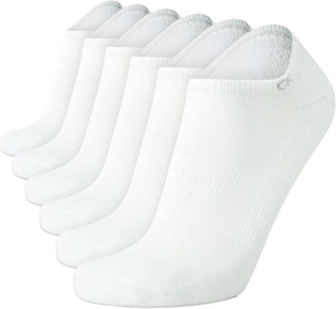 Calvin Klein Men's Cushion No-Show Low Cut Socks - 6 Pack in Saudi Arabia