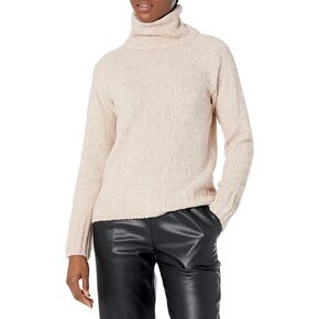Calvin Klein Women's Mock Neck Long Sleeve Sweater
