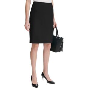 Calvin Klein Womens Petites Crepe Work Pencil Skirt Black 10P in Saudi Arabia