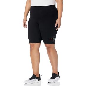 Calvin Klein Women's Plus Size Sport Design Engineered 9 Inch Inseam Topstitching Details Shorts in Saudi Arabia