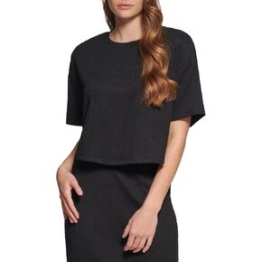 Calvin Klein Women's Roll Sleeve Tunic Blouse (Regular and Plus Sizes) in Saudi Arabia
