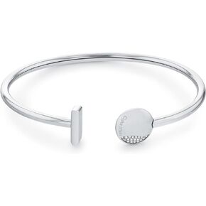 Calvin Klein Jewelry Women's Steel Bangle, Color: Silver (Model: 35000140) in Saudi Arabia