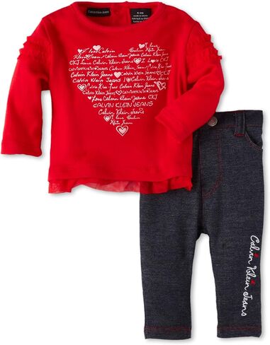 Calvin Klein Baby-girls Newborn Top with Pant in Saudi Arabia