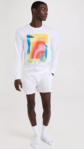 Calvin Klein mens Reimagined Heritage Pride Sleep Short in Saudi Arabia