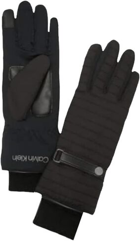 Calvin Klein Women's Quilted Logo Touchscreen Gloves in Saudi Arabia