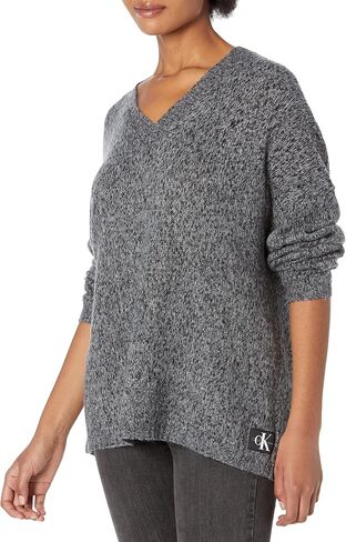 Calvin Klein Women's Relaxed Fit V-Neck Sweater in Saudi Arabia