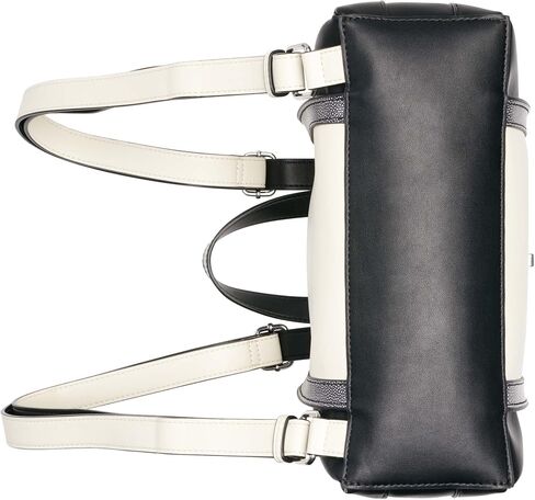 Calvin Klein Sahara Flap Turnlock Backpack, Black/Silver in Saudi Arabia