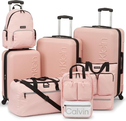 Calvin Klein Women's Hard Side Upright Luggage Spinner Carry On Suitcase, Forever Blue in Saudi Arabia