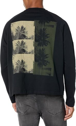 Calvin Klein Men's Long Sleeve Floral T-Shirt in Saudi Arabia
