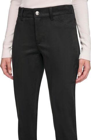 Calvin Klein Women's Pull on Suede Front Slim Pant in Saudi Arabia