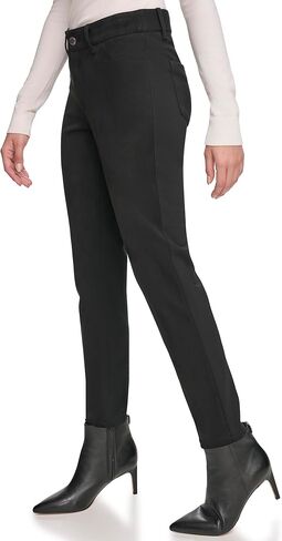 Calvin Klein Women's Pull on Suede Front Slim Pant in Saudi Arabia