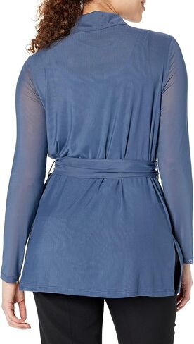 Calvin Klein Women's Casual Cardigan Belted Button Front Blouse in Saudi Arabia