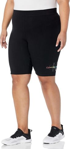 شورت نسائي من Calvin Klein مقاس كبير بتصميم رياضي مصمم بخياطة داخلية مقاس 9 بوصة in Saudi Arabia