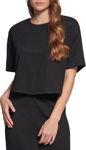 Calvin Klein Women's Roll Sleeve Tunic Blouse (Regular and Plus Sizes) in Saudi Arabia
