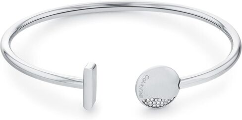 Calvin Klein Jewelry Women's Steel Bangle, Color: Silver (Model: 35000140) in Saudi Arabia