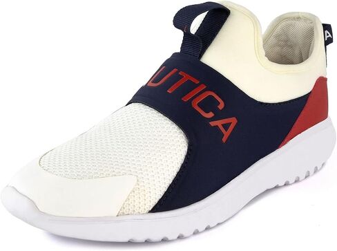 Nautica Women's Slip-On Sneakers - Comfortable Running Shoes, Stylish & Easy to Wear - Perfect for Everyday Wear in Saudi Arabia