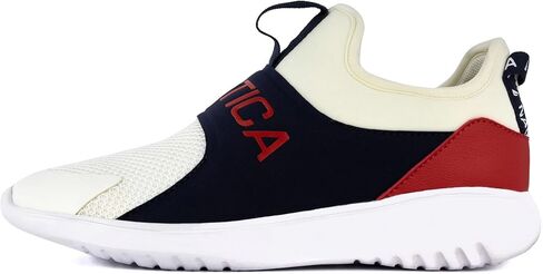 Nautica Women's Slip-On Sneakers - Comfortable Running Shoes, Stylish & Easy to Wear - Perfect for Everyday Wear in Saudi Arabia