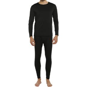 ملابس داخلية حرارية ViCherub للرجال مبطنة بالصوف طويل من Johns Thermals من الأعلى والأسفل مجموعة طبقة أساسية للطقس البارد in Kuwait