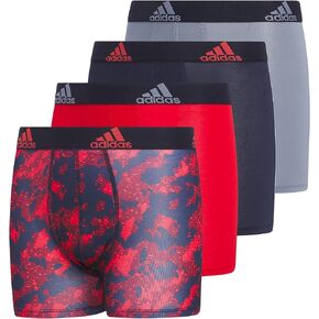 adidas Kids-Boy's Performance Boxer Briefs Underwear (4-Pack)