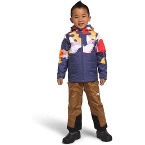 THE NORTH FACE Kids' Freedom Insulated Jacket, Cave Blue Collage Shapes Print, 6