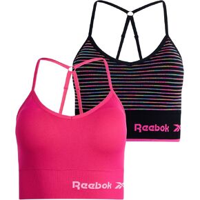 Reebok Women's Bra - Seamless Performance Longline Cami Bralette (2 Pack) in Kuwait