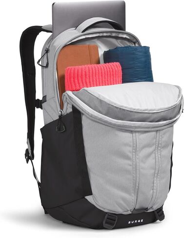 THE NORTH FACE Surge Commuter Laptop Backpack | Daypack With Water Repellent Finish, 16" Laptop Sleeve, Reflective Details in Kuwait