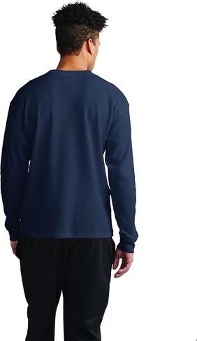 Champion Men's Long Sleeve Crewneck Shirt, Men's Waffle Long Sleeve Shirt, Comfortable Long Sleeve Shirts for Men in Saudi Arabia