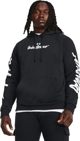 Under Armour Men's Rival Fleece Graphic Hoodie in Kuwait