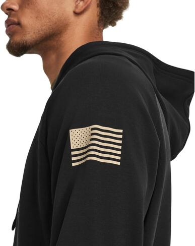 هودي بغطاء رأس بشعار Freedom Big Flag للرجال من Under Armour in Saudi Arabia