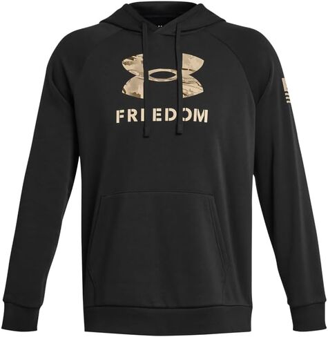 هودي بغطاء رأس بشعار Freedom Big Flag للرجال من Under Armour in Saudi Arabia