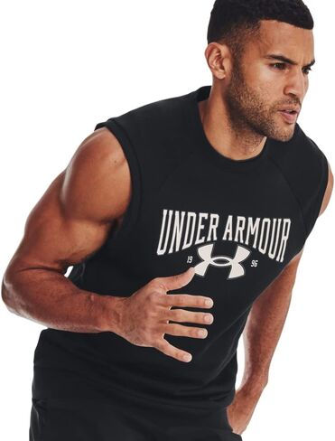 Under Armour Men's Rival Fleece Sleeveless Crew in Saudi Arabia