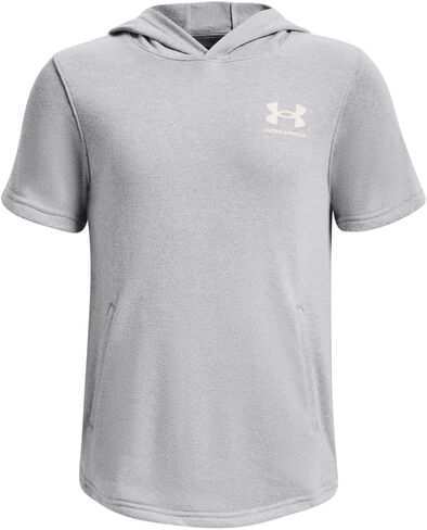 Under Armour Boys' Rival Terry Short Sleeve Hoodie in Saudi Arabia
