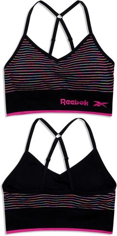 Reebok Women's Bra - Seamless Performance Longline Cami Bralette (2 Pack) in Kuwait