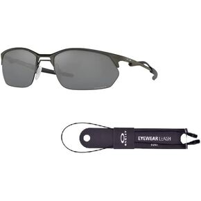 Oakley Wire Tap 2.0 OO4145 Rectangle Sunglasses for Men + BUNDLE Accessory Leash + Designer iWear Kit