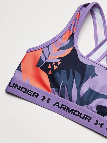 Under Armour Girls' Crossback Mid Printed in Saudi Arabia