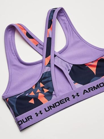 Under Armour Girls' Crossback Mid Printed in Saudi Arabia